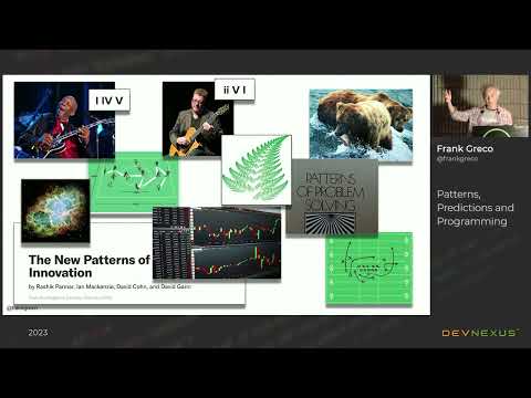 Devnexus 2023 - Patterns, Predictions and Programming - Frank Greco