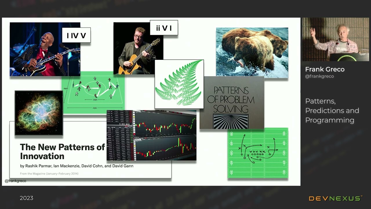 Devnexus 2023 - Patterns, Predictions and Programming - Frank Greco