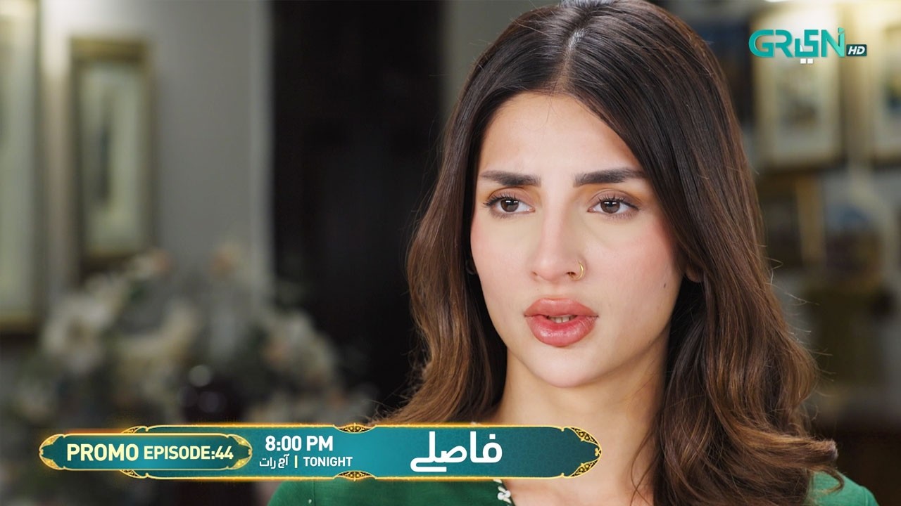 Faaslay Episode 44 Promo | Tonight at 8:00 PM | Ali Ansari - Saboor Ali | Only On Green TV