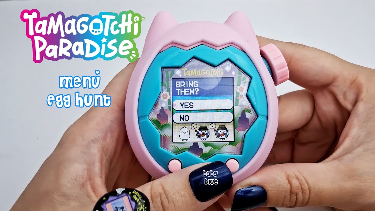 Tamagotchi Paradise- Menú de Egg Hunt