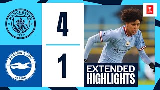 Manchester City vs Brighton  FA Youth Cup extended highlights