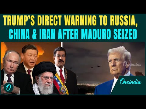 Trump’s DIRECT THREAT To Xi, Putin, Khamenei After Maduro CAPTURED! Mocks Their Support to Venezuela
