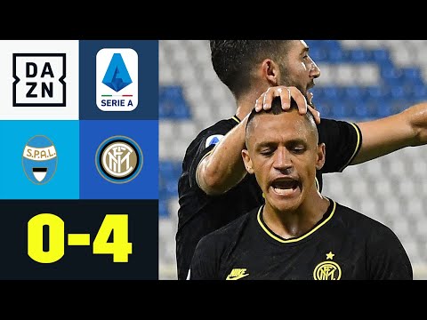 Mit Sanchez Treffer! Inter schießt sich auf Platz 2: SPAL - Inter Mailand 0:4 | Serie A | DAZN