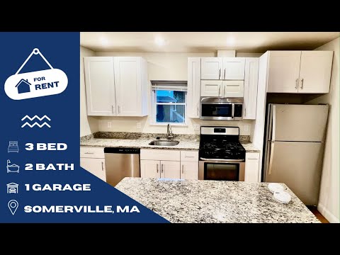 3 Bed, 2 Bath Renovated Apartment in Somerville, MA