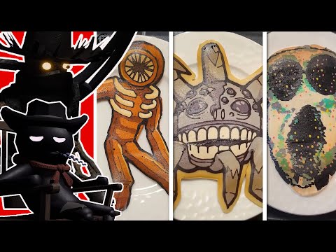 *NEW* DOORS MONSTERS Transform into PanCake Art