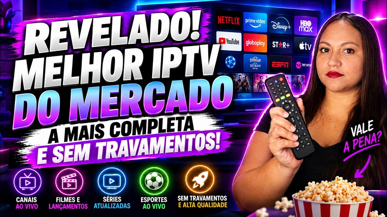 🚨 REVELADO! A MELHOR IPTV DO MERCADO? TESTEI E VEJA O QUE DESCOBRI!
