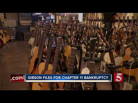 Gibson Brands Files For Chapter 11 Bankruptcy