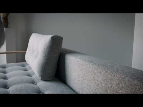 CANAPE CONVERTIBLE DESIGN ET DE QUALITE ELUMA DELUXE BUTTON PAR INNOVATION LIVING