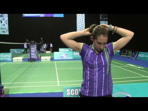 Badminton - Kirsty Gilmour vs Julie Macpherson (WS, R32) - Scottish Open 2015