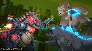 Baby Godzilla, Kong vs. Mecha Godzilla – Animation 3