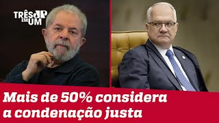 Anulação das acusações de Lula é vista com maus olhos por maioria da população