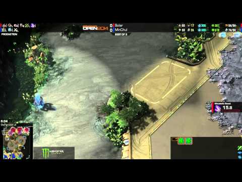 SC2 Solar vs MC Game 1 Group DreamHack Winter 2014 Starcraft 2