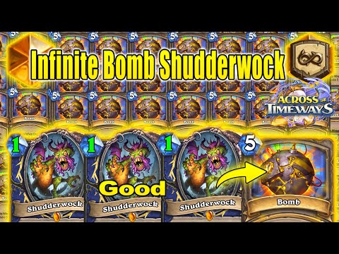 Infinite Shudderwock Bomb Exodia Shaman Deck Is Crazy Overpowered! Across the Timeways | Hearthstone