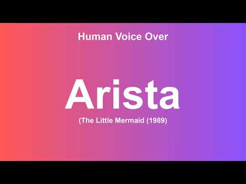 👉 How To Say: Arista - Disney Pronunciation