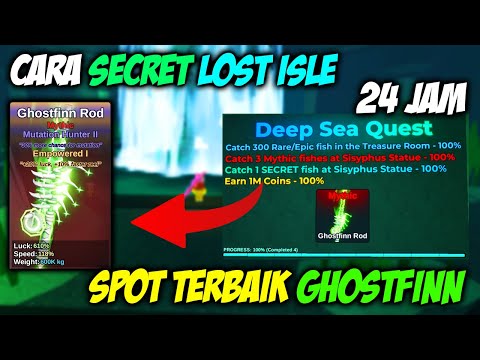SPOT SECRET HOW TO QUICKLY GET GHOSTFINN ROD in FISH IT ROBLOX