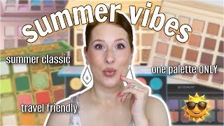 Sun-kissed Summer Eyeshadow Palette Tag ☀️ | 2025 Edition