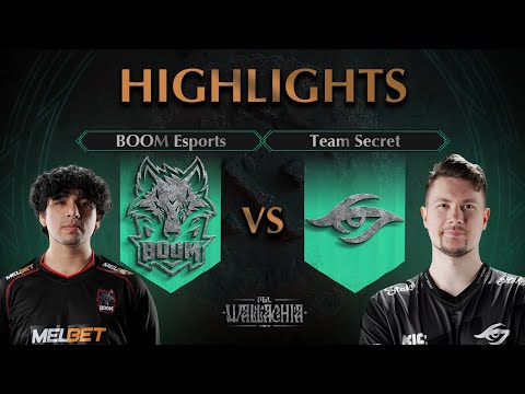 BOOM Esports vs Team Secret - HIGHLIGHTS - PGL Wallachia S1 l DOTA2