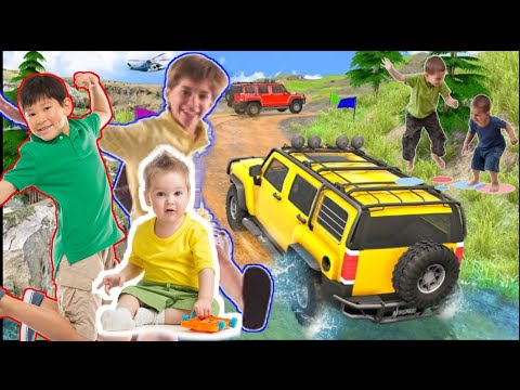 Real Prado Car: Jeep Games 4x4
