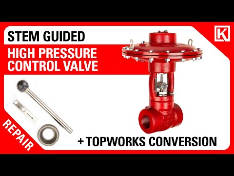 Repair the Kimray Diaphragm Balanced DB Pneumatically Operated Dump Valve 