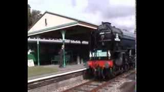 preview picture of video 'Steam. Tornado 60163 @ Horsted Keynes. Blue Belle 10/9/13'