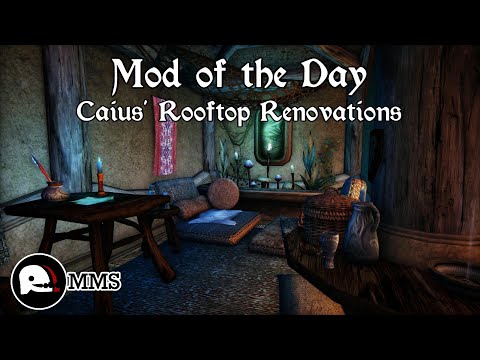 Morrowind Mod of the Day EP118 - Caius' Rooftop Renovations Showcase