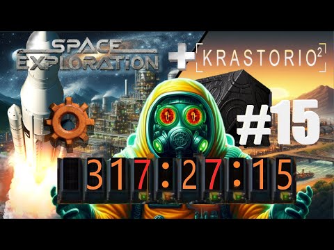Race Against Time and Space #15 (Factorio Space Exploration + Krastorio 2)