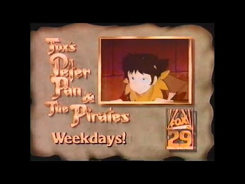 Fox's 'Peter Pan & the Pirates' pair of promos from 1990 on Fox 29 Philadelphia