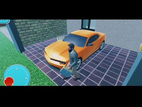 virtual family life happy dad mom | housewife car driver 3D simulated | Android gameplay
