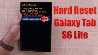 Hard ReseT Galaxy Tab S6 Lite (2022) | Factory Reset Remove Pattern/Lock/Password (How to Guide)