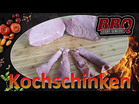 Making cooked ham without a mold