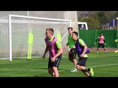 Träningslägret 2018: Per Frick inför sista träningen på Gran Canaria