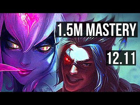EVELYNN vs KAYN (JNG) | 15/2/8, 1400+ games, 1.5M mastery, Legendary | KR Diamond | 12.11