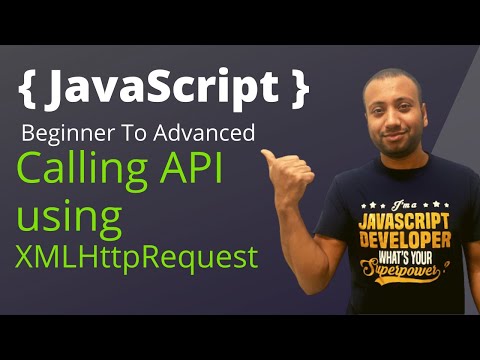 javascript bangla tutorial 83 : calling api from javascript | XMLHttpRequest