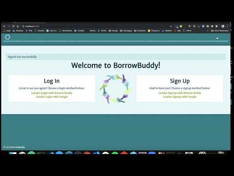 BorrowBuddy demo video