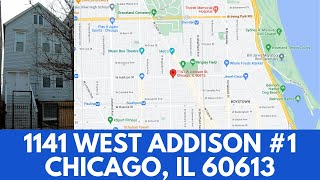 1141 Addison Unit 1 Chicago IL 60613 Video Tour #wrigleyville #Lakeview #chicagoapartment