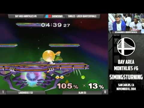 Bay Area Monthlies #6 - Loser Quarters: Laudandus (Sheik) vs Alan (Sheik, Peach)