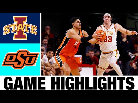 #3 Iowa State vs Oklahoma State Highlights | Men's Basketball | College Basketball 2025