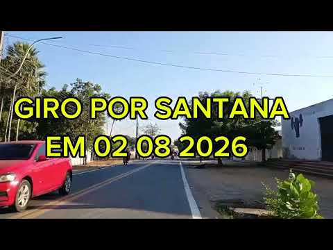  GIRO PELA CIDADE DE SANTANA DO ACARAÚ CEARÁ 02 08 2026, PEGUE CARONA COM AGENTE.