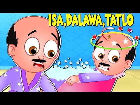 Isa Dalawa Tatlo Ang Tatay Mong Kalbo | Awiting Pambata Tagalog | Filipino Numbers Song