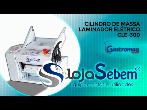 Cilindro de Massa Elétrico Laminador Industrial Gpaniz CLE 300 Bivolt