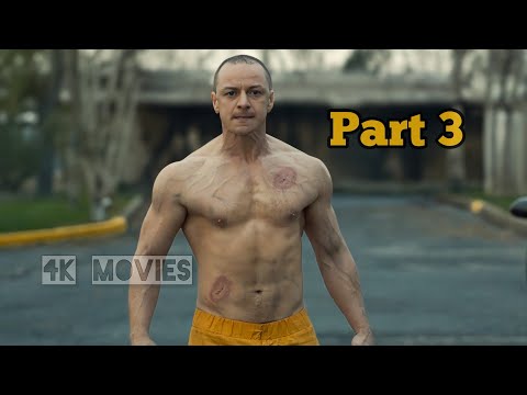 الجزء الاخير من فيلم Unbreakable - Split بعد هروب الوحش هو والـ 23  شخصية اللي جواه👌I فيلم glass