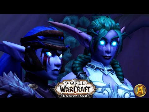 Tyrande Summons Elune - All Cutscenes [9.1 WoW Shadowlands: Chains of Domination]