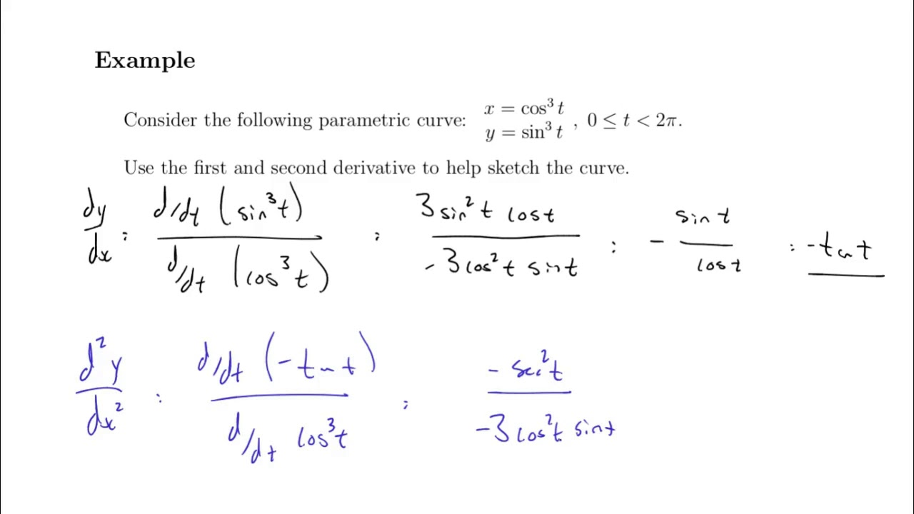 Calculus with Parametric Equations