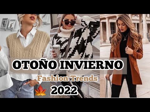 MODA Y TENDENCIAS OTOÑO INVIERNO 2021•2022 MUJER🍁OUTFITS DE MODA LOOKS, COMBINACIONES EN TENDENCIA