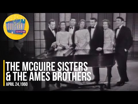 The McGuire Sisters & The Ames Brothers "On Moonlight Bay, Ring Dem Bells & more" | Ed Sullivan