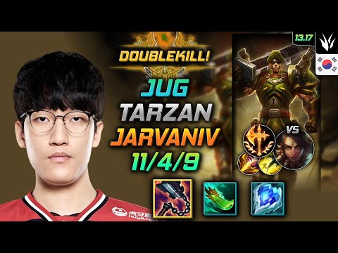 Jarvan IV Jungle Build Tarzan Goredrinker Conqueror - LOL KR Challenger Patch 13.17