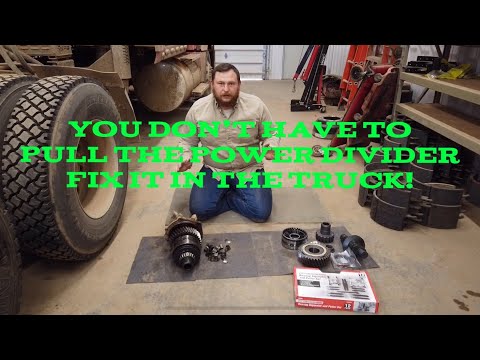 power divider / inter-axle locking differential DIY repair