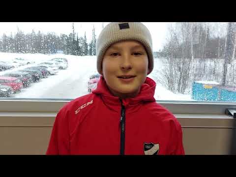 HIFK U15 Frans Karjalahti haastattelu 13.2.2022.
