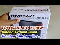 TOYOSAKI AIO 220AW Outdoor TV Antenna Installation And Unboxing Instructions