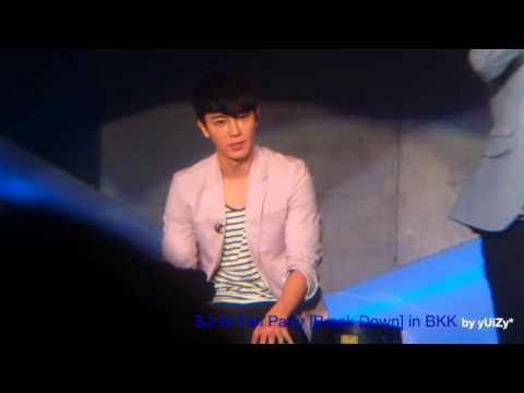 [FanCam] 130216 SJ-M Fan Party Break Down in Bkk - Donghae♥